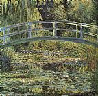 Monet Canvas Paintings - Monet The Waterlily Pond